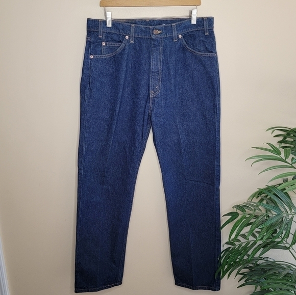 Vintage Levi's | 505 Straight Leg Regular Fit Orange Tab Jeans - Picture 1 of 6